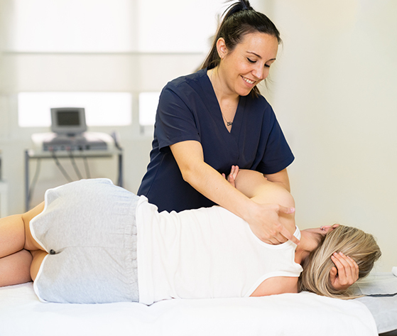 One of the therapists in our cancer wellbeing centre