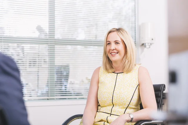 An oncologist discussing our cancer trials